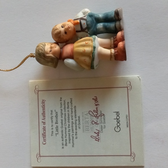 Berta Hummel "Little Brother" Holiday Ornament - Picture 4 of 6